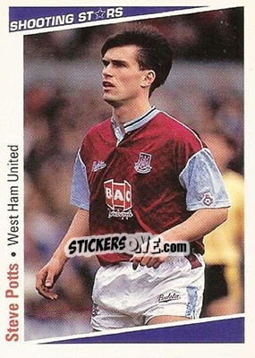 Sticker Potts Steve - Shooting Stars 1991-1992 - Merlin