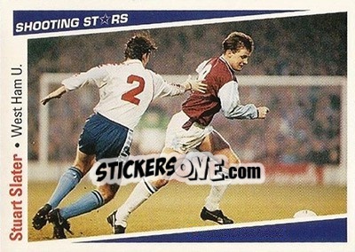 Sticker Slater Stuart - Shooting Stars 1991-1992 n. 305 - Merlin
