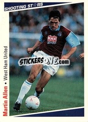 Sticker Allen Martin - Shooting Stars 1991-1992 - Merlin