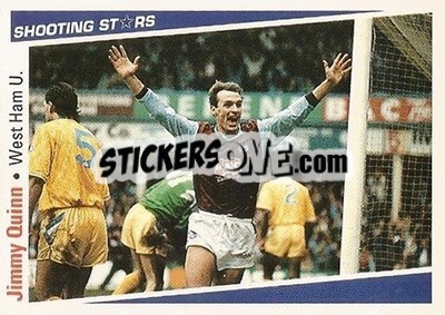 Sticker Quinn Jimmy - Shooting Stars 1991-1992 n. 308 - Merlin