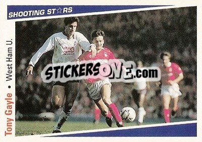 Sticker Gayle Tony - Shooting Stars 1991-1992 - Merlin