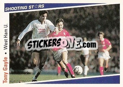Cromo Gayle Tony - Shooting Stars 1991-1992 n. 310 - Merlin