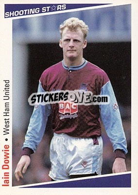 Sticker Dowie Iain - Shooting Stars 1991-1992 n. 312 - Merlin
