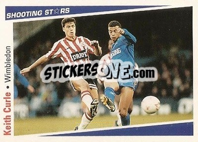 Sticker Curle Keith - Shooting Stars 1991-1992 n. 318 - Merlin