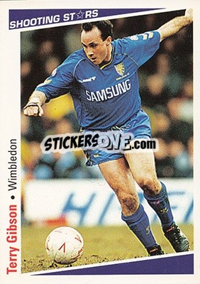 Sticker Gibson Terry - Shooting Stars 1991-1992 - Merlin