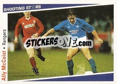 Sticker McCoist Ally - Shooting Stars 1991-1992 n. 331 - Merlin