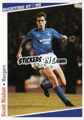 Sticker Nisbet Scott - Shooting Stars 1991-1992 n. 338 - Merlin