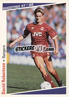 Sticker Robertson David - Shooting Stars 1991-1992 - Merlin