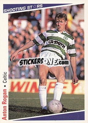 Sticker Rogan Anton - Shooting Stars 1991-1992 - Merlin