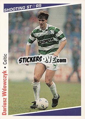 Sticker Wdowczyk Dariusz - Shooting Stars 1991-1992 n. 345 - Merlin