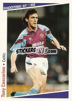 Sticker Cascarino Tony - Shooting Stars 1991-1992 n. 356 - Merlin