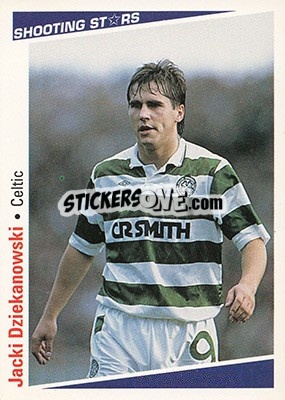 Sticker Dziekanowski Jacki - Shooting Stars 1991-1992 - Merlin