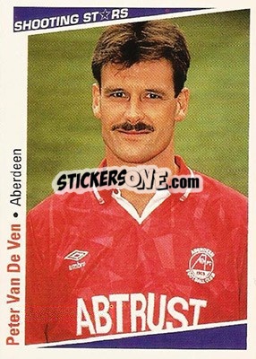 Sticker Van De Ven Peter - Shooting Stars 1991-1992 n. 366 - Merlin