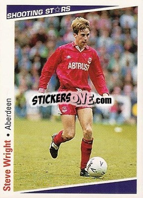 Sticker Wright Steve - Shooting Stars 1991-1992 - Merlin