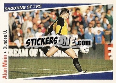 Sticker Main Alan - Shooting Stars 1991-1992 - Merlin