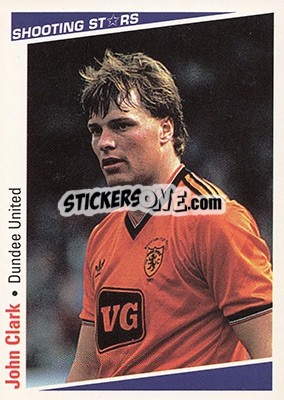 Sticker Clark John - Shooting Stars 1991-1992 n. 372 - Merlin