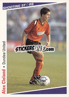 Sticker Cleland Alex - Shooting Stars 1991-1992 - Merlin