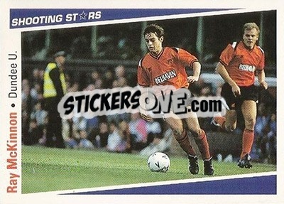 Sticker McKinnon Ray - Shooting Stars 1991-1992 - Merlin