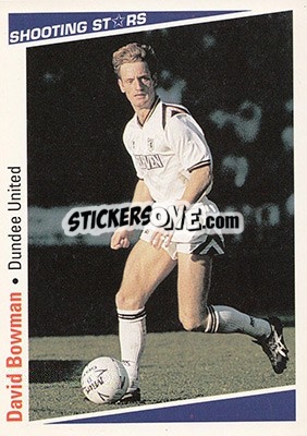 Sticker Bowman David - Shooting Stars 1991-1992 - Merlin