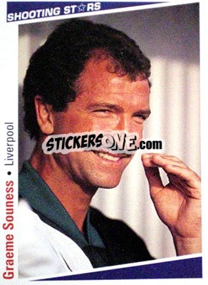 Sticker Souness Graeme - Shooting Stars 1991-1992 n. 386 - Merlin