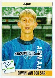 Sticker Edwin van der Sar - Voetbal 1994-1995 - Panini