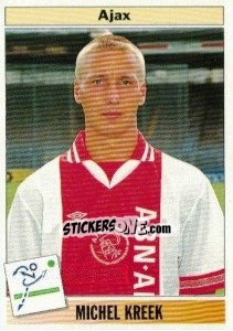 Sticker Michel Kreek - Voetbal 1994-1995 - Panini