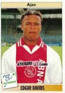 Sticker Edgar Davids - Voetbal 1994-1995 n. 9 - Panini