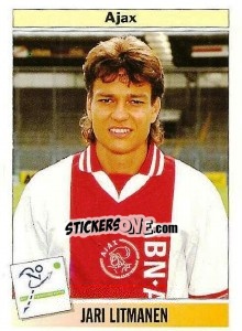Sticker Jari Litmanen - Voetbal 1994-1995 n. 14 - Panini