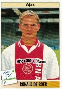 Sticker Ronald de Boer - Voetbal 1994-1995 - Panini