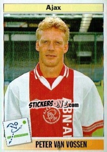 Sticker Peter van Vossen - Voetbal 1994-1995 - Panini