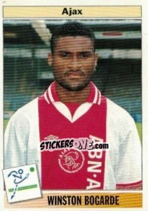 Sticker Winston Bogarde - Voetbal 1994-1995 - Panini