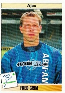 Sticker Fred Grim - Voetbal 1994-1995 - Panini