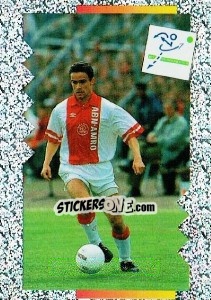 Sticker Marc Overmars - Voetbal 1994-1995 - Panini