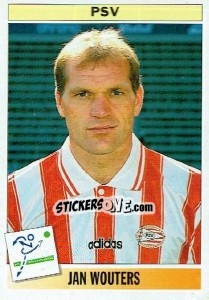 Sticker Jan Wouters - Voetbal 1994-1995 - Panini