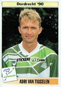 Sticker Adri van Tiggelen - Voetbal 1994-1995 - Panini
