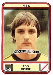 Sticker Edo Ophof - Voetbal 1979-1980 n. 171 - Panini