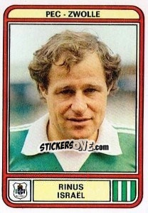 Sticker Rinus Israel - Voetbal 1979-1980 - Panini