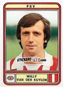 Sticker Willy van der Kuylen - Voetbal 1979-1980 - Panini