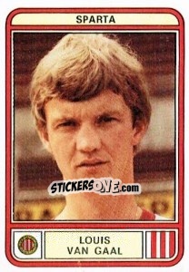 Cromo Louis van Gaal - Voetbal 1979-1980 - Panini