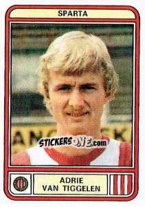 Sticker Adrie van Tiggelen - Voetbal 1979-1980 - Panini