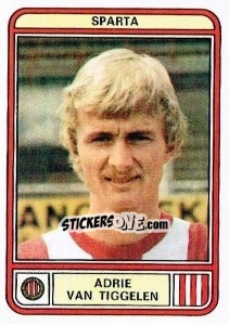 Sticker Adrie van Tiggelen - Voetbal 1979-1980 n. 244 - Panini