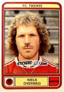 Sticker Niels Overweg - Voetbal 1979-1980 - Panini