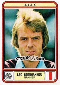 Sticker Leo Beenhakker - Voetbal 1979-1980 - Panini