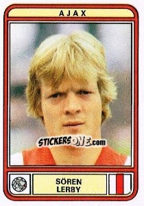 Sticker Soren Lerby - Voetbal 1979-1980 n. 9 - Panini