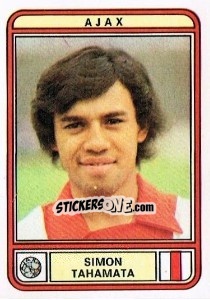 Sticker Simon Tahamata - Voetbal 1979-1980 - Panini