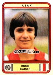Sticker Ruud Kaiser - Voetbal 1979-1980 n. 17 - Panini