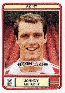 Sticker Johnny Metgod - Voetbal 1979-1980 - Panini