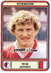 Sticker Wim Jansen - Voetbal 1979-1980 - Panini