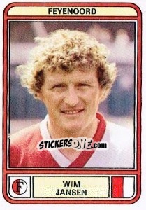 Sticker Wim Jansen - Voetbal 1979-1980 n. 82 - Panini