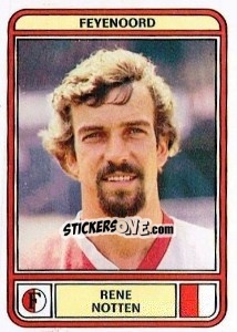 Sticker Rene Notten - Voetbal 1979-1980 n. 83 - Panini